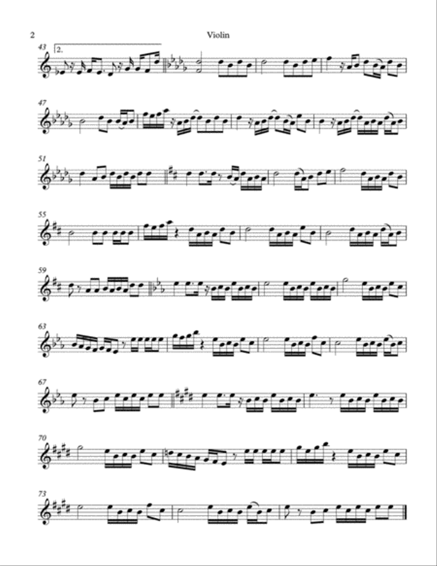 Love On Top String Trio scores gallery preview page 2