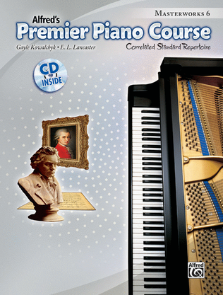 Book cover for Premier Piano Course Masterworks, Book 6