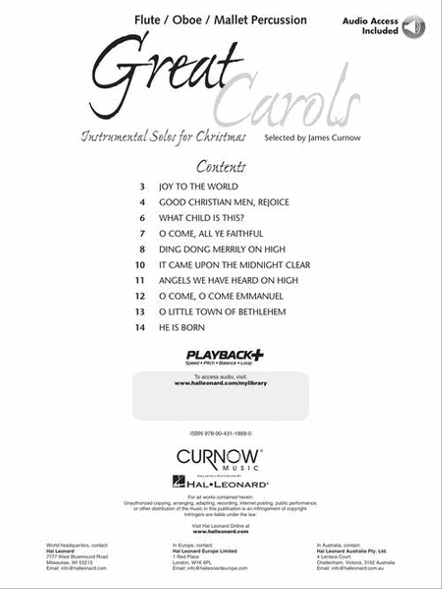 Great Carols Flute scores gallery preview page 3