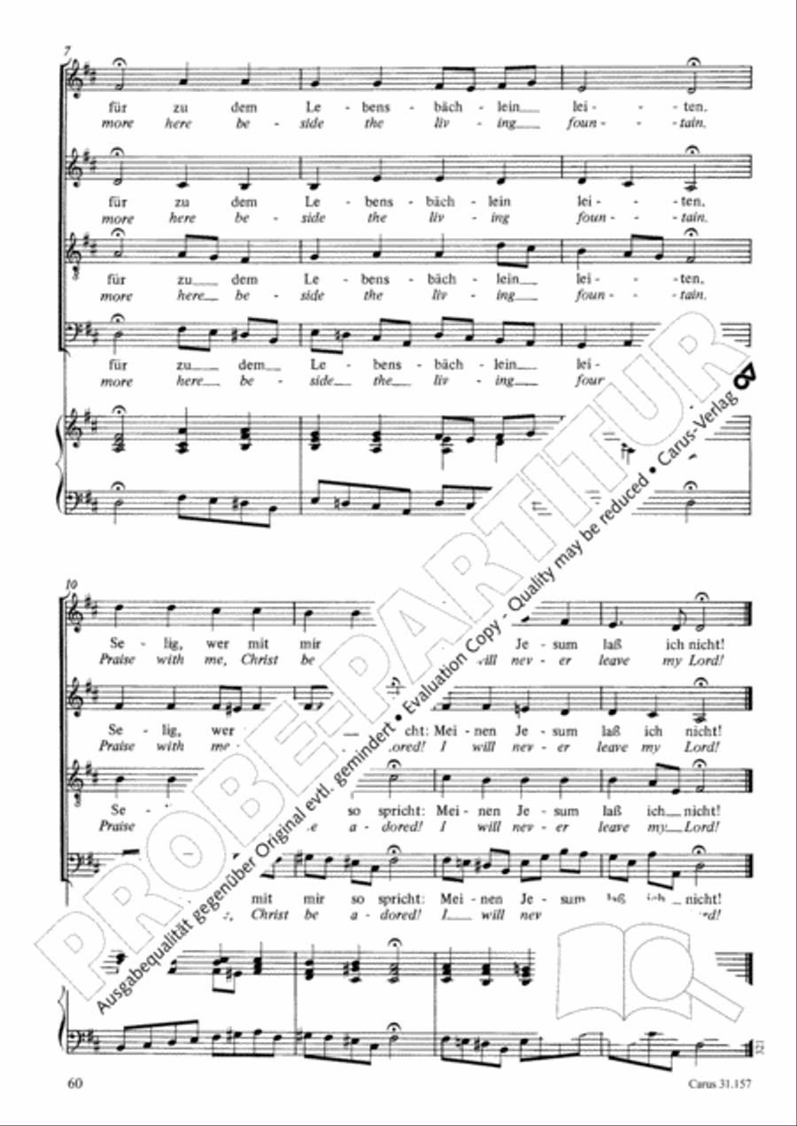 Lord, do not depart until I am blessed (Ich lasse dich nicht, du segnest mich denn) TB scores gallery preview page 61