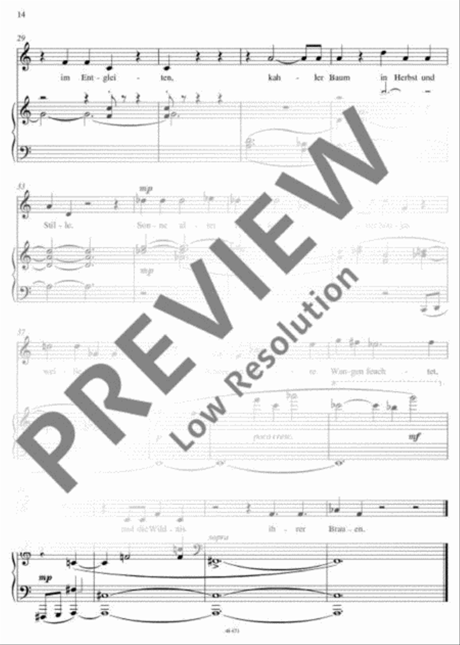 Trakl-Lieder I Trakl-Lieder I Tenor Voice scores gallery preview page 15