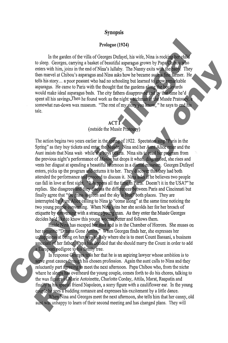 A Friend of Napoleon 4-Part scores gallery preview page 4