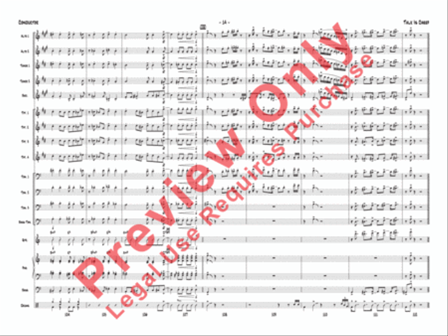 Talk Is Cheep Jazz Ensemble scores gallery preview page 17