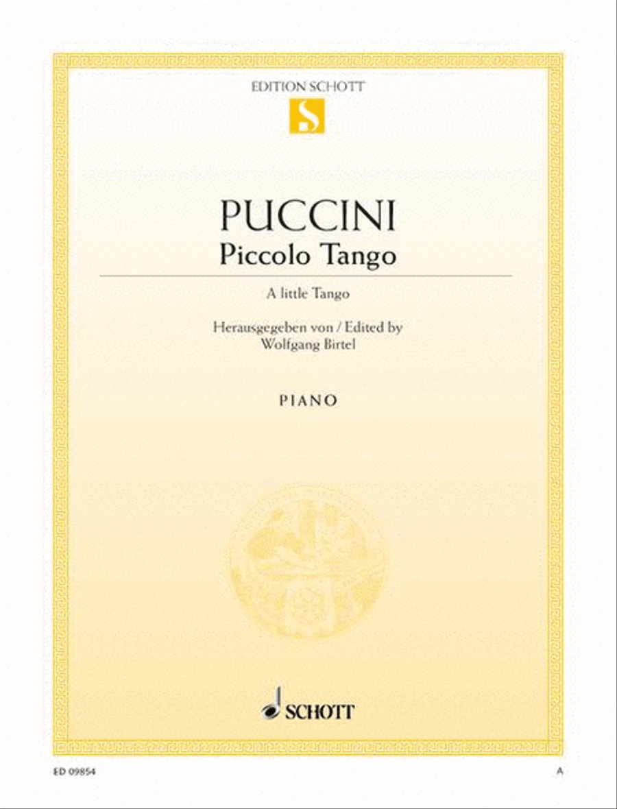 A little Tango Piano Solo scores gallery preview page 1