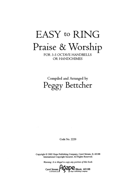 Easy To Ring Praise & Worship