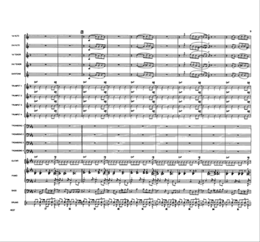 Night Rider Night Rider Jazz Ensemble scores gallery preview page 8