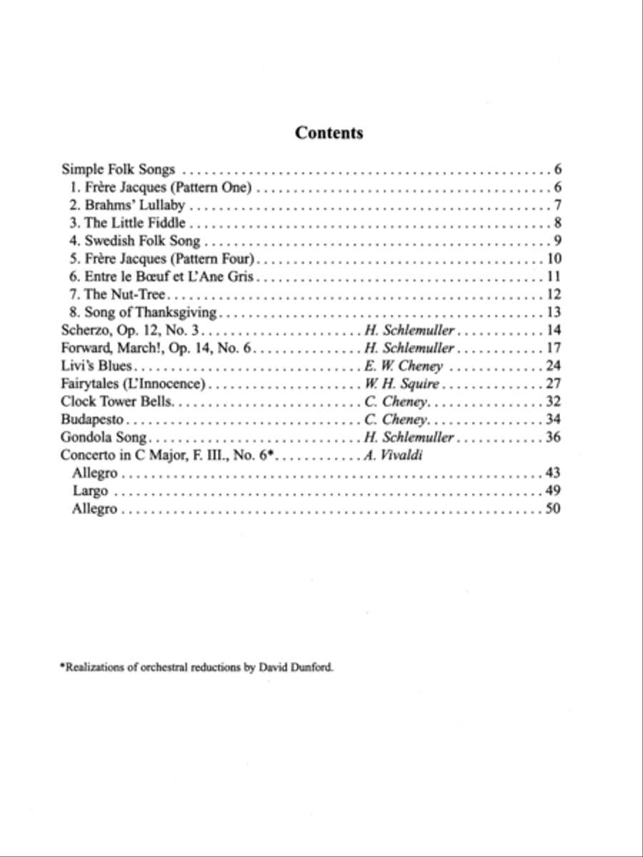 Solos for Young Cellists Cello Part and Piano Acc., Volume 1 Piano Accompaniment scores gallery preview page 2
