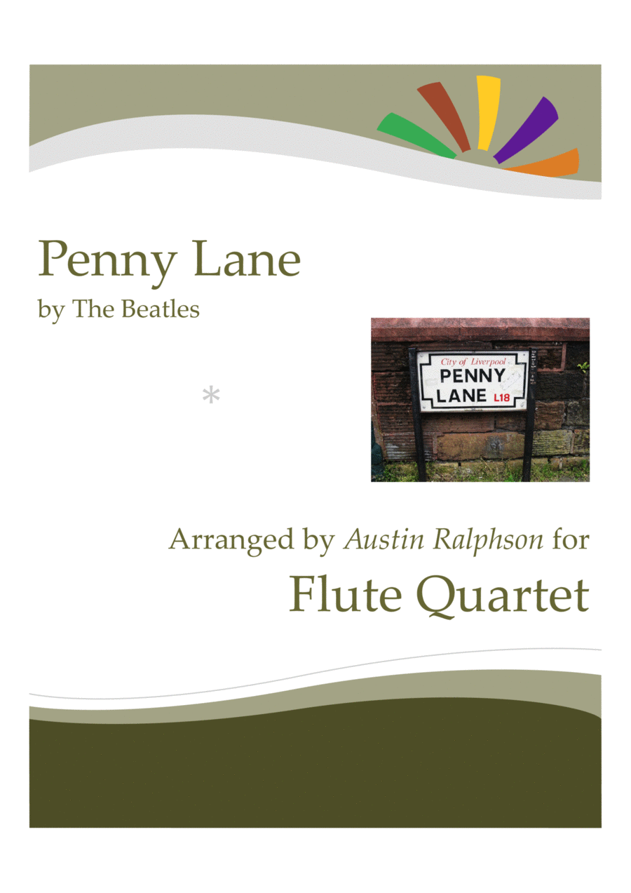 Penny Lane Flute Quartet scores gallery preview page 1