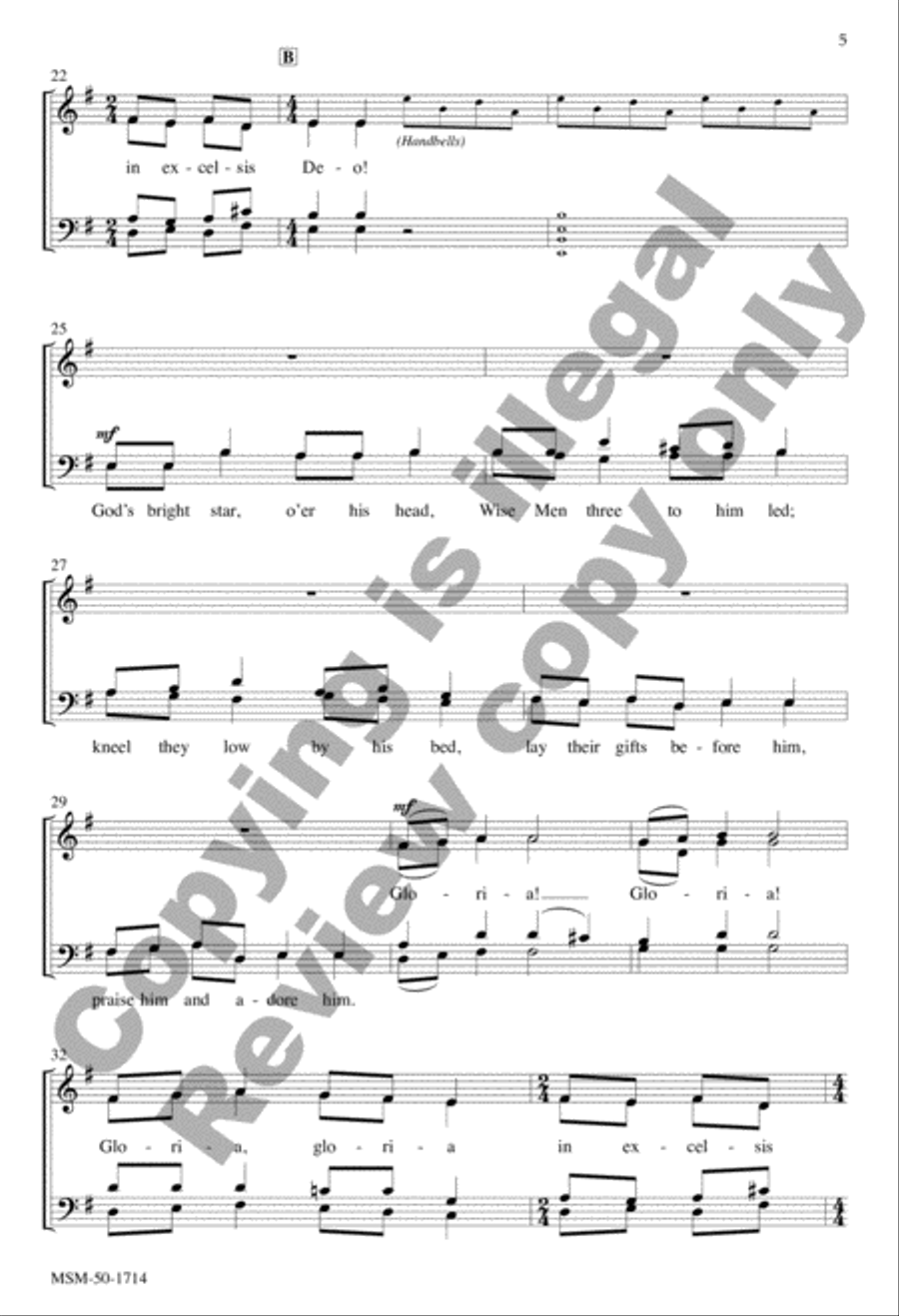 On This Day Earth Shall Ring 4-Part scores gallery preview page 5