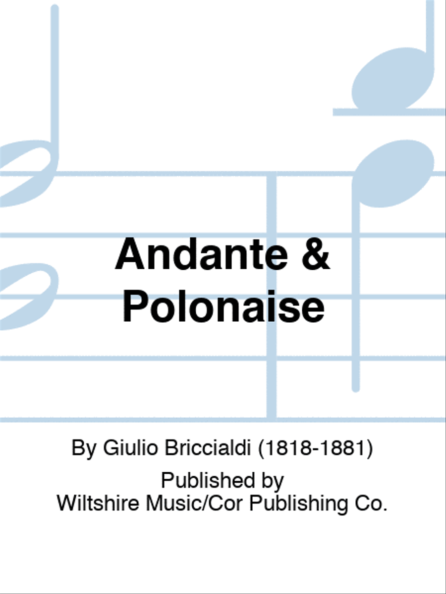 Andante & Polonaise Andante & Polonaise Flute Solo scores gallery preview page 1