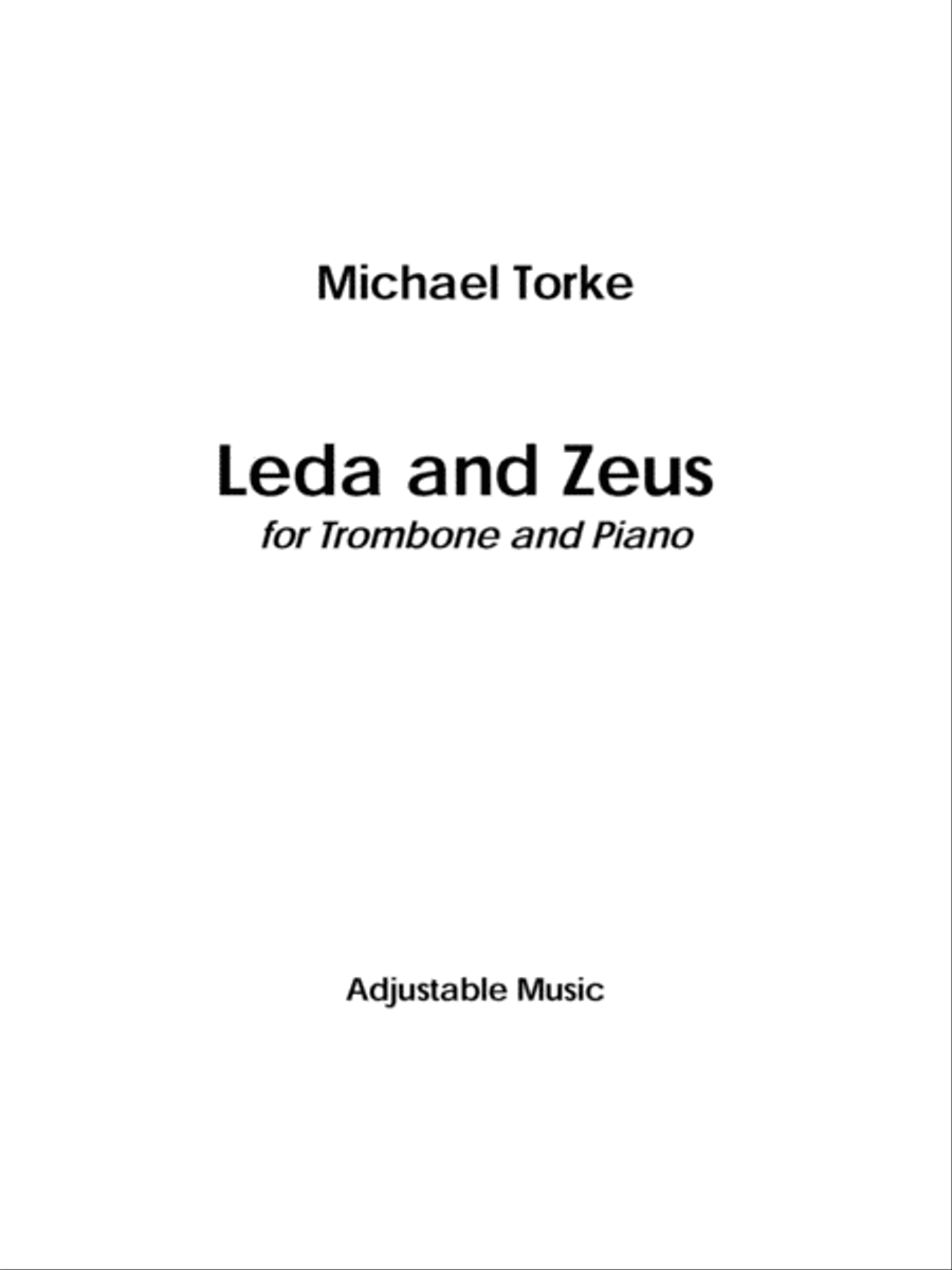 Leda and Zeus Piano Accompaniment scores gallery preview page 1
