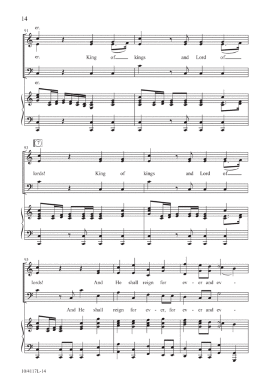 Messiah Christmas Suite Messiah Christmas Suite 3-Part scores gallery preview page 15