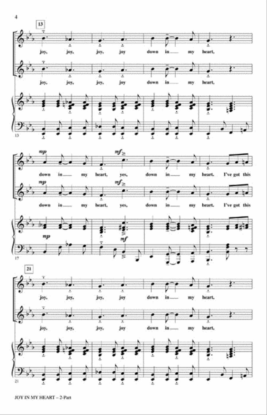 Joy in My Heart Choir scores gallery preview page 3