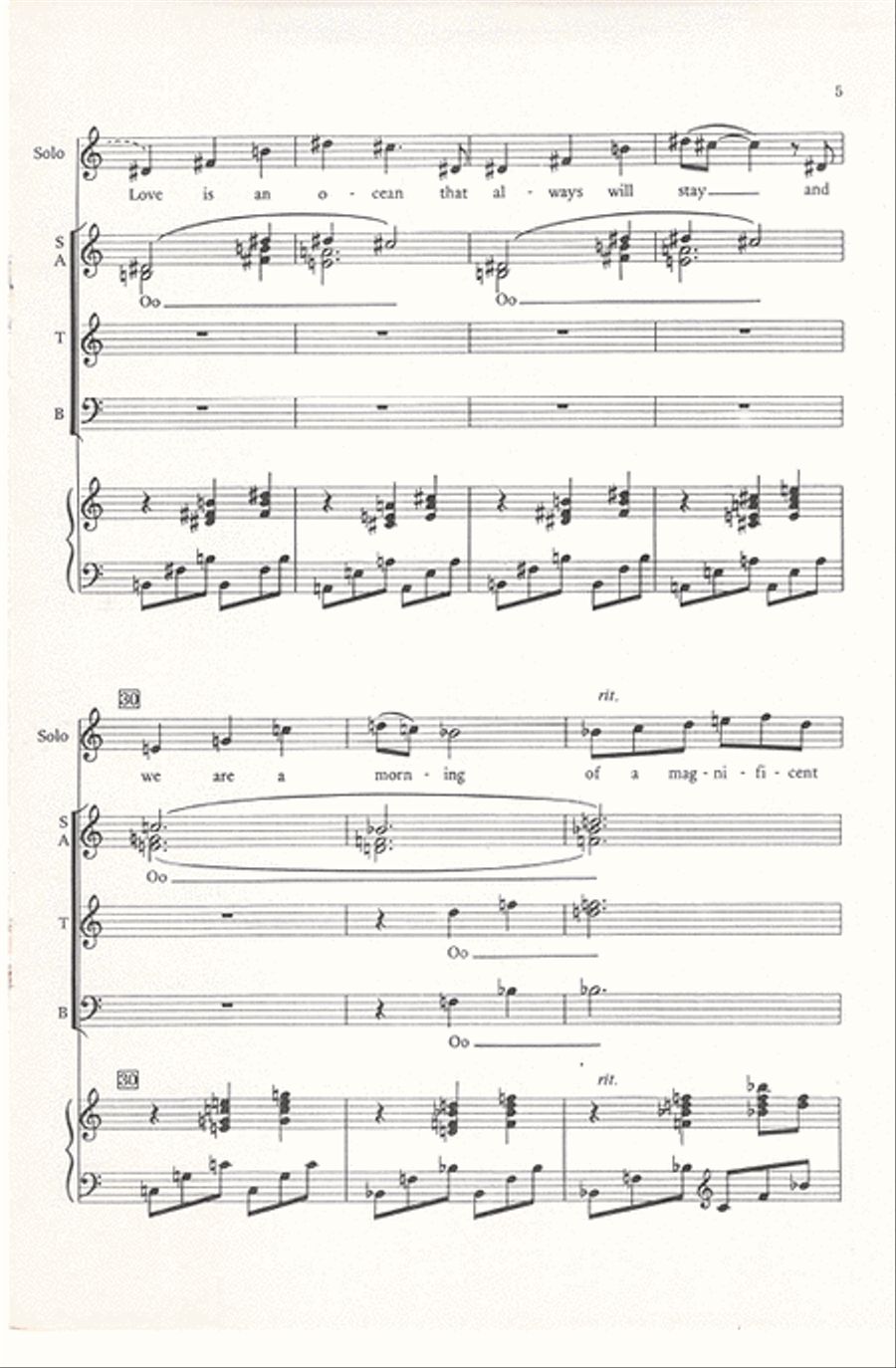 Sea of Forever Divisi scores gallery preview page 5