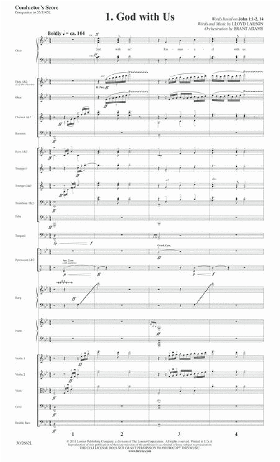 Who Do You Say That I Am? - Orchestral Score and Parts Choir scores gallery preview page 2