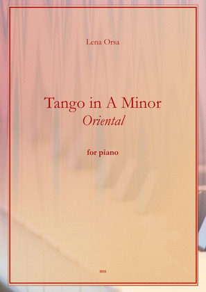 Tango in A Minor 'Oriental'