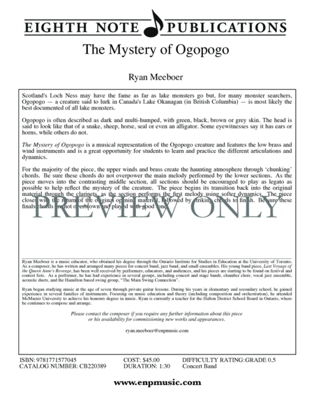 The Mystery of Ogopogo image number null