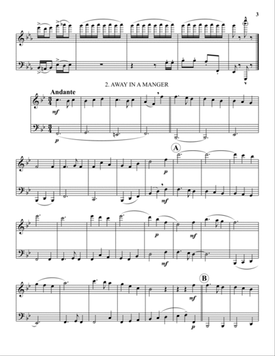 Christmas Duets Flute scores gallery preview page 3