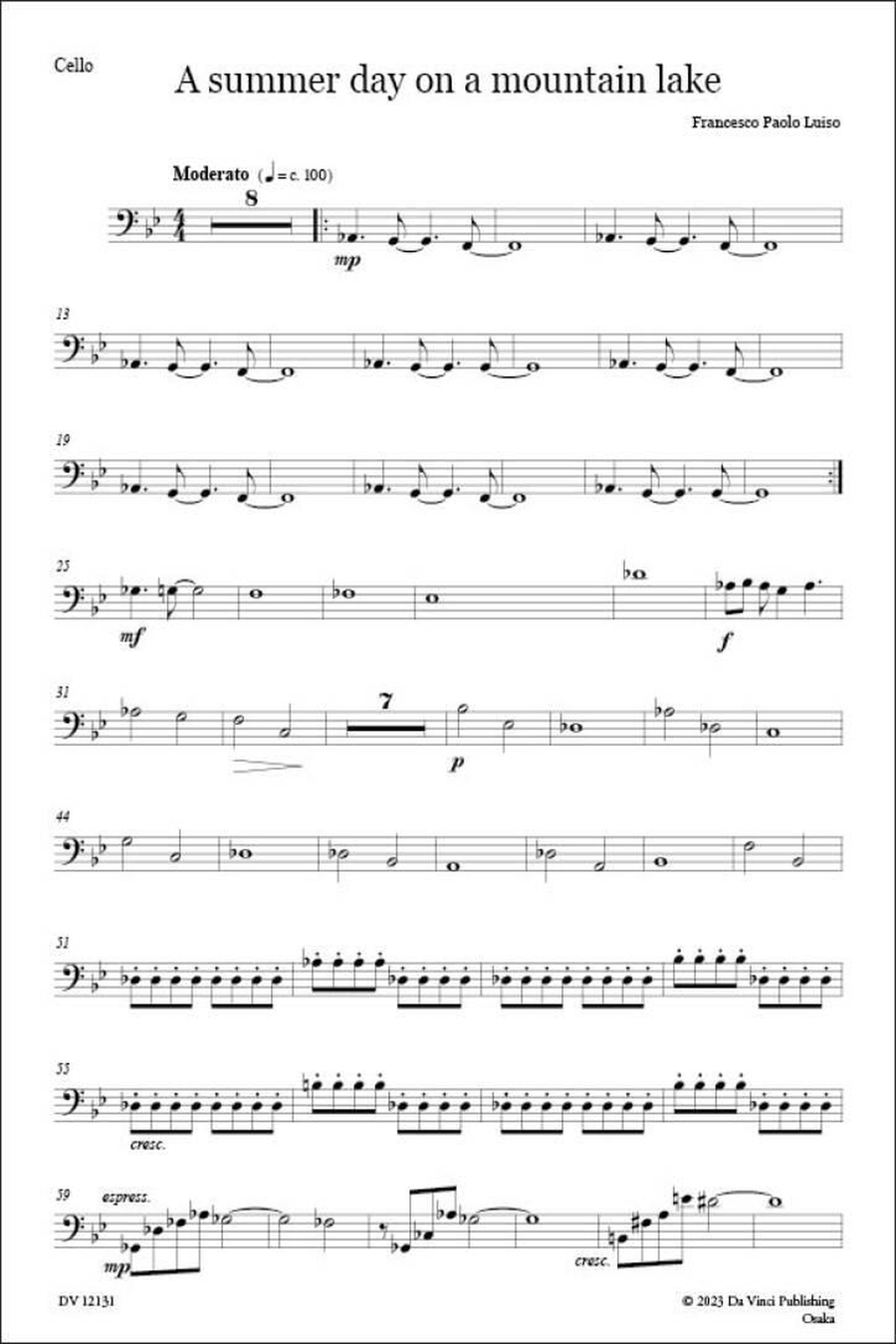 A Summer Day on a Mountain Lake Piano Quintet scores gallery preview page 2