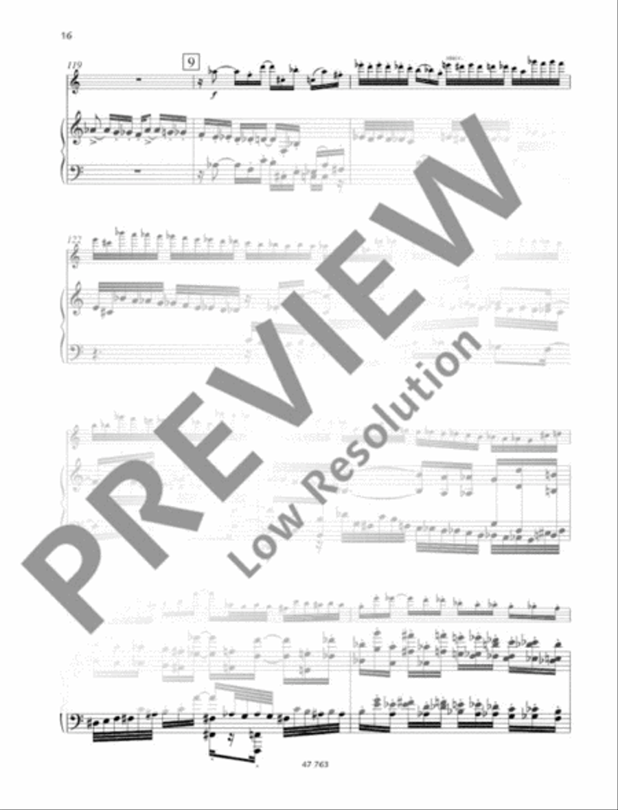 Concerto Concerto Flute scores gallery preview page 17