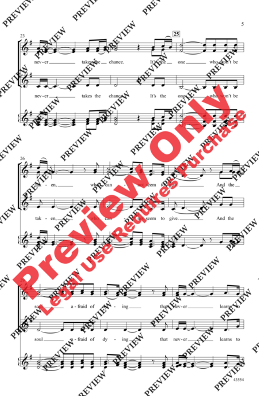 The Rose Women's Choir scores gallery preview page 5