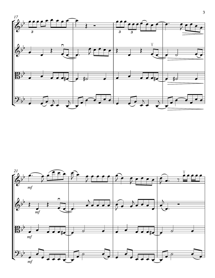 Havana String Quartet scores gallery preview page 3