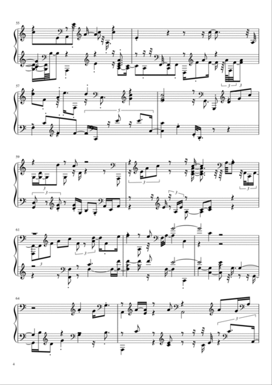 DESTINATION DESTINATION Piano Solo scores gallery preview page 4
