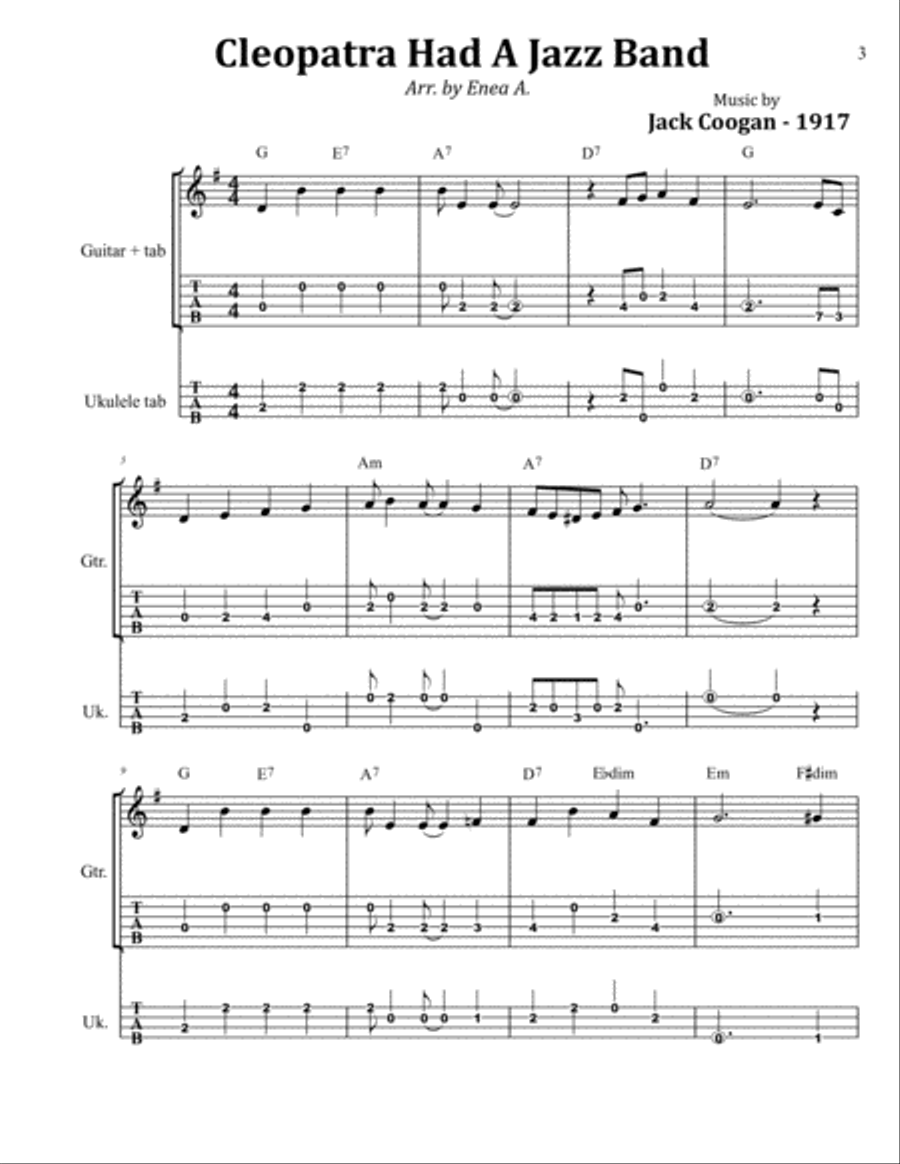 Cleopatra Had A Jazz Band Jazz Ensemble scores gallery preview page 3