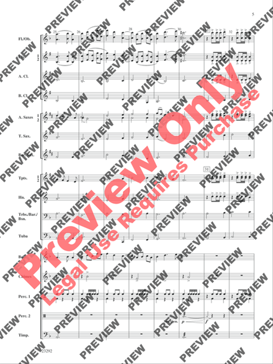 Castles and Dragons Castles and Dragons Concert Band scores gallery preview page 18