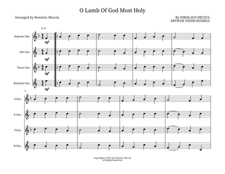 O Lamb Of God Most Holy
