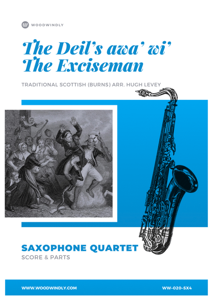 The Deil's Awa' Wi' the Exciseman (Robert Burns) arranged for Saxophone Quartet image number null