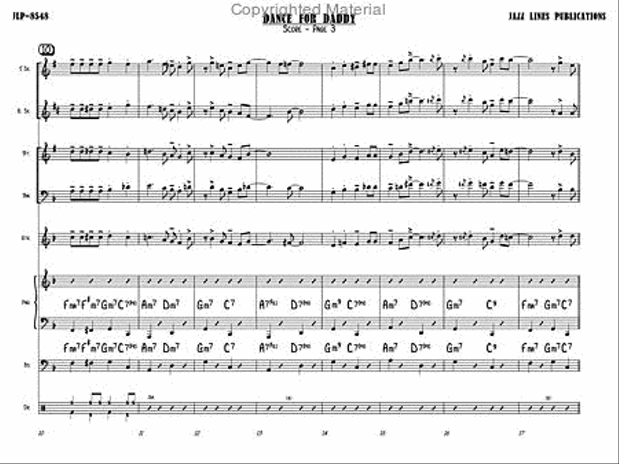 Dance For Daddy Chamber Music scores gallery preview page 6