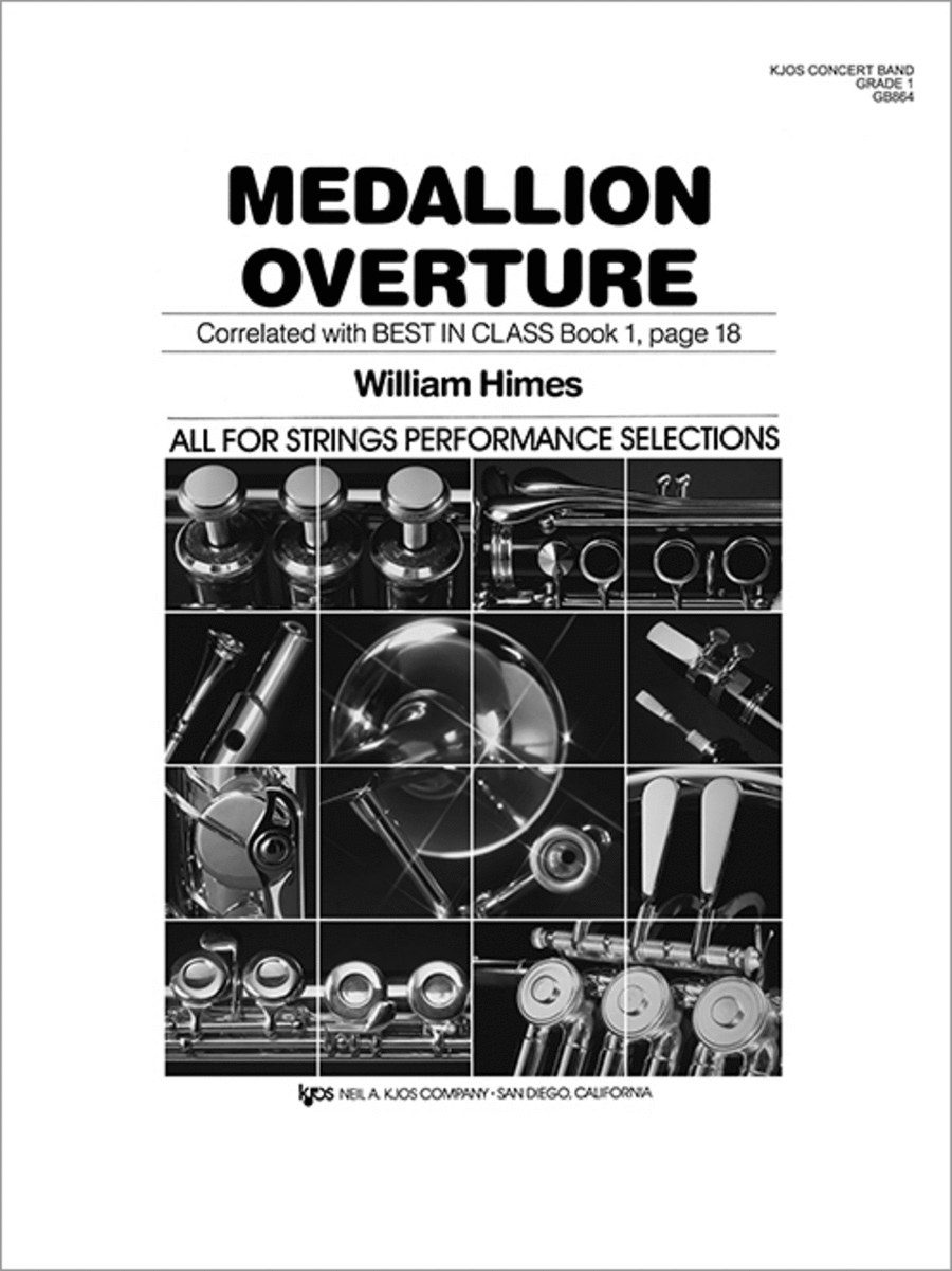 Medallion Overture - Score Concert Band scores gallery preview page 1