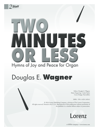 Book cover for Two Minutes or Less (Digital Delivery)