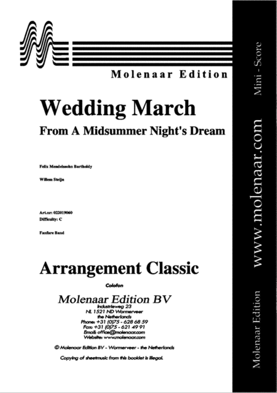 Wedding March Fanfare Band scores gallery preview page 2