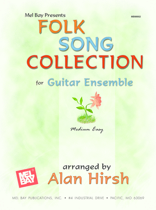 Book cover for Folk Song Collection for Guitar Ensemble