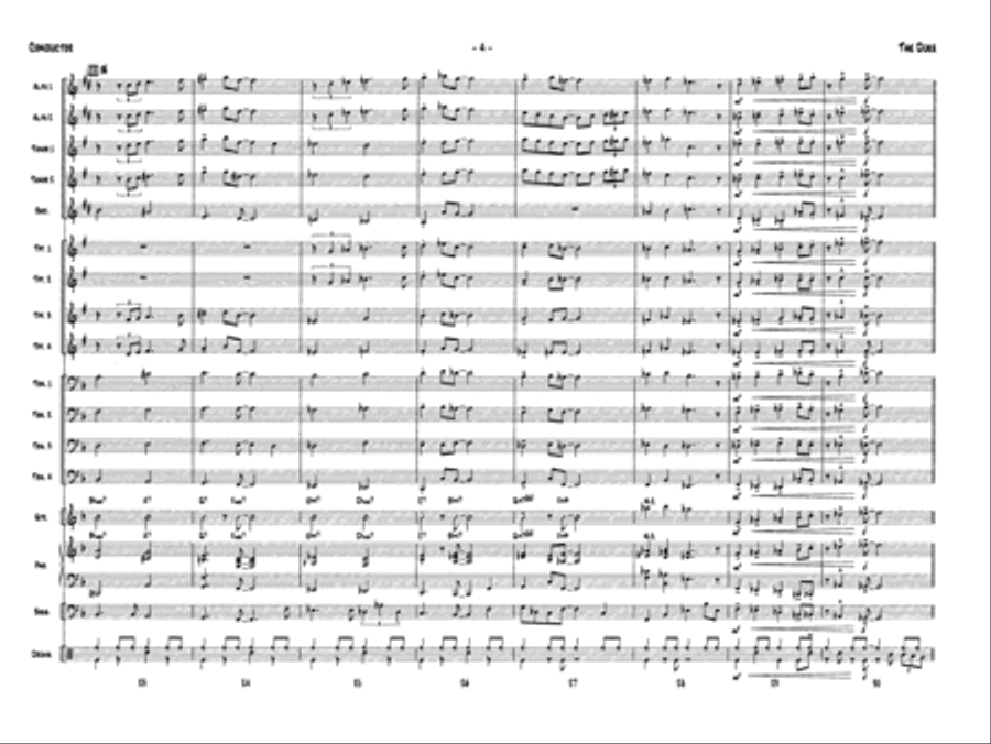 The Duke: Score The Duke: Score Jazz Ensemble scores gallery preview page 6