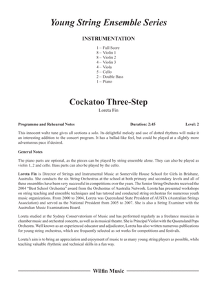 Cockatoo Three Step: Score