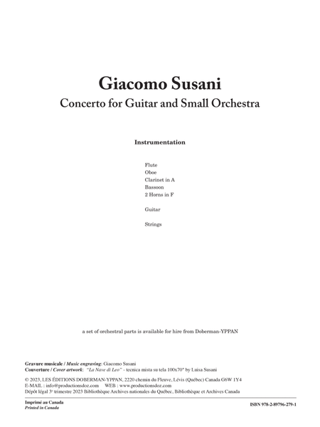 Concerto Guitar and Small Orchestra