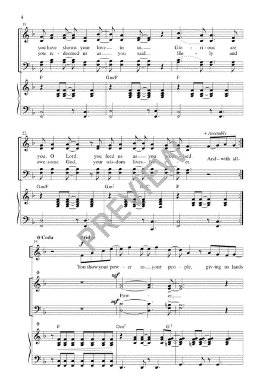 I Will Give Thanks I Will Give Thanks 4-Part scores gallery preview page 5