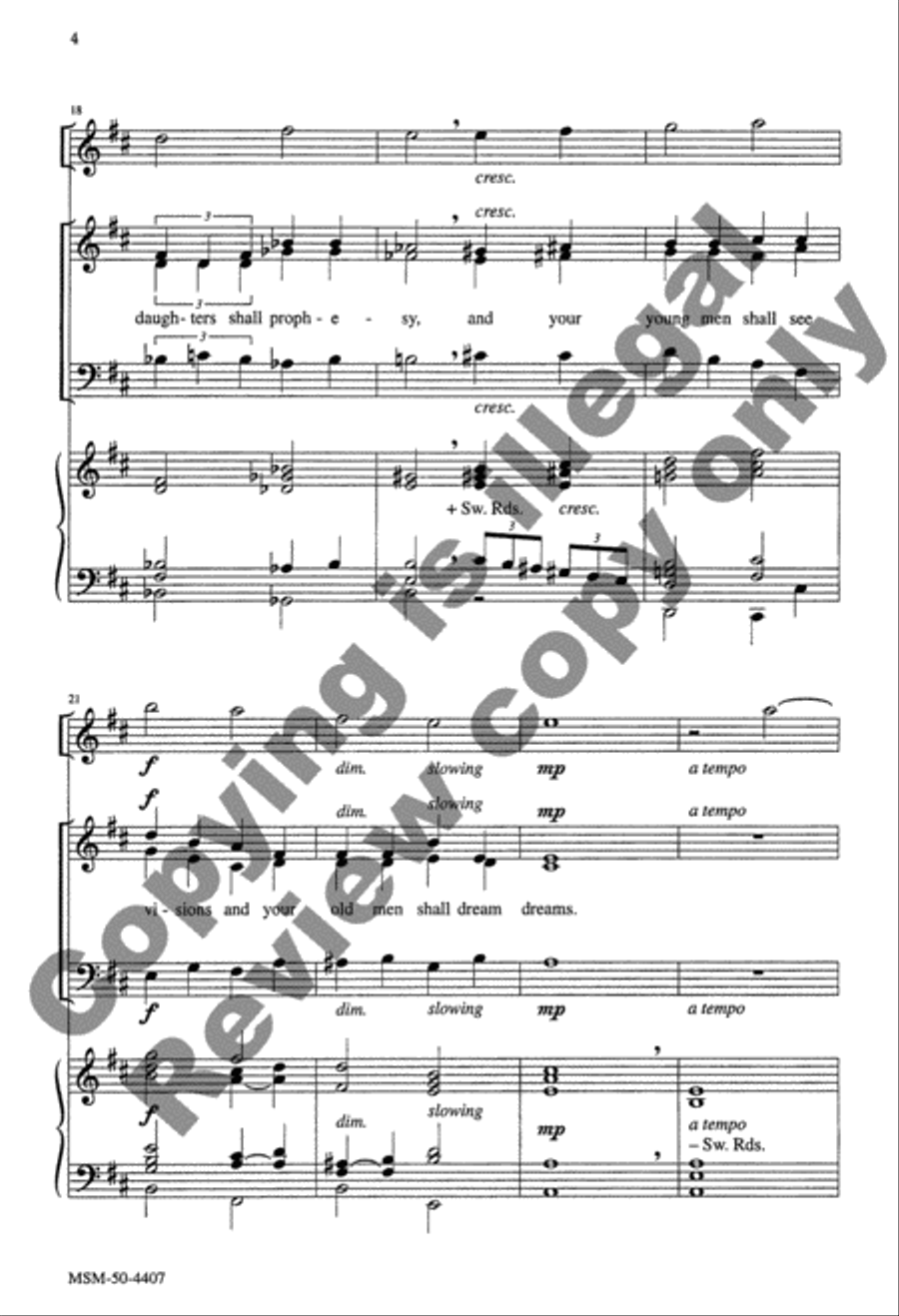 In the Last Days (Choral Score)