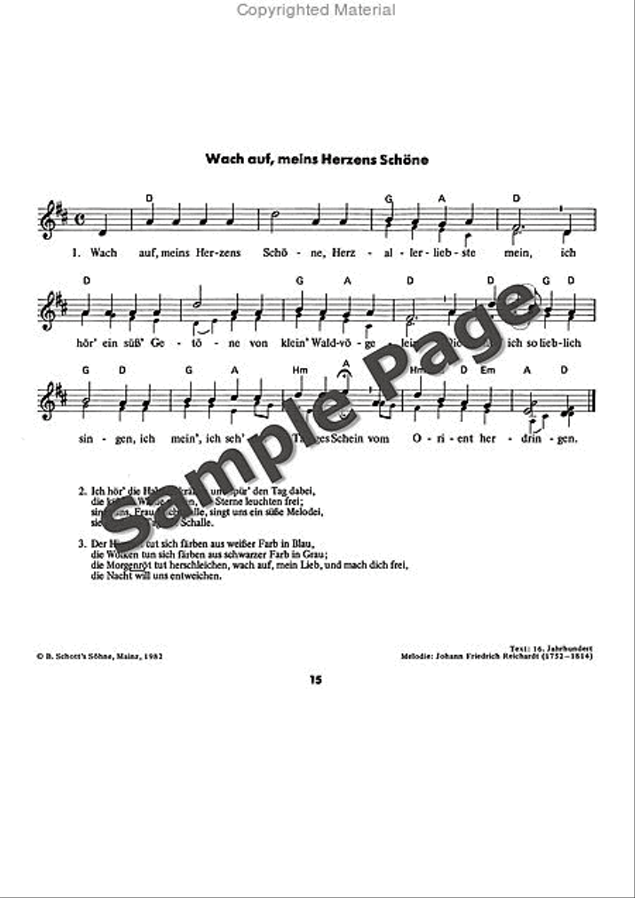 Es tonen die Lieder Recorder scores gallery preview page 16