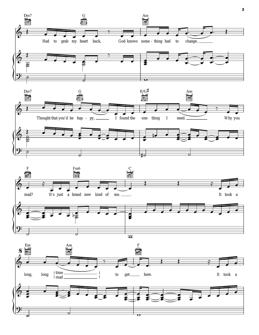 Brand New Me Acoustic Guitar scores gallery preview page 3