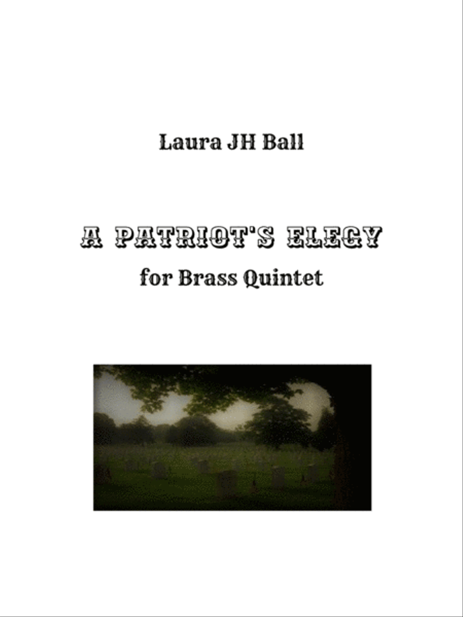 A Patriot's Elegy Brass Ensemble scores gallery preview page 1