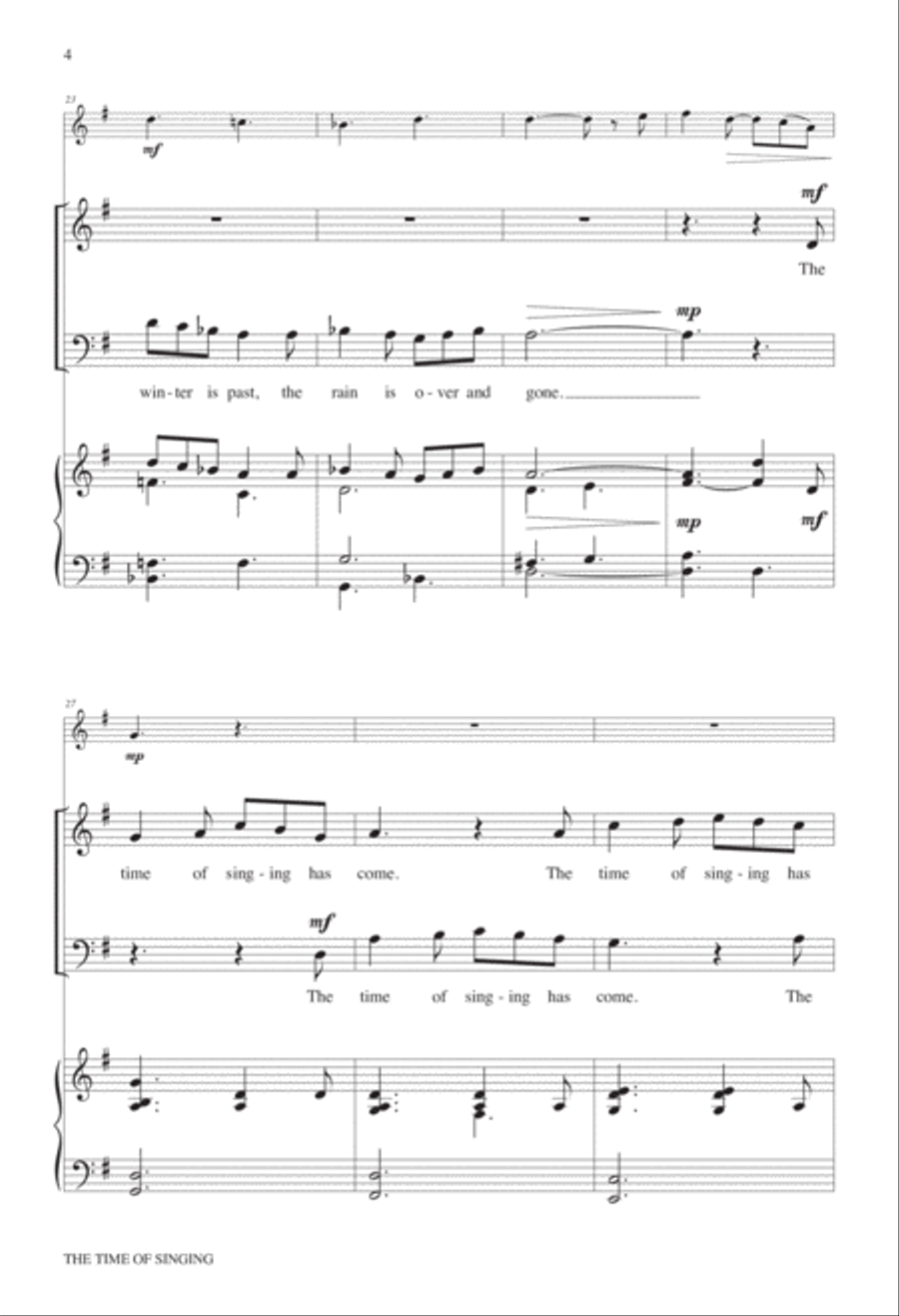 The Time of Singing 2-Part scores gallery preview page 4