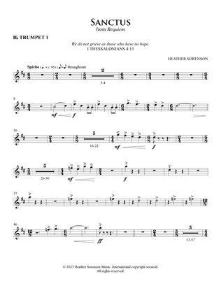 Sanctus (Orchestra) - Bb Trumpet 1
