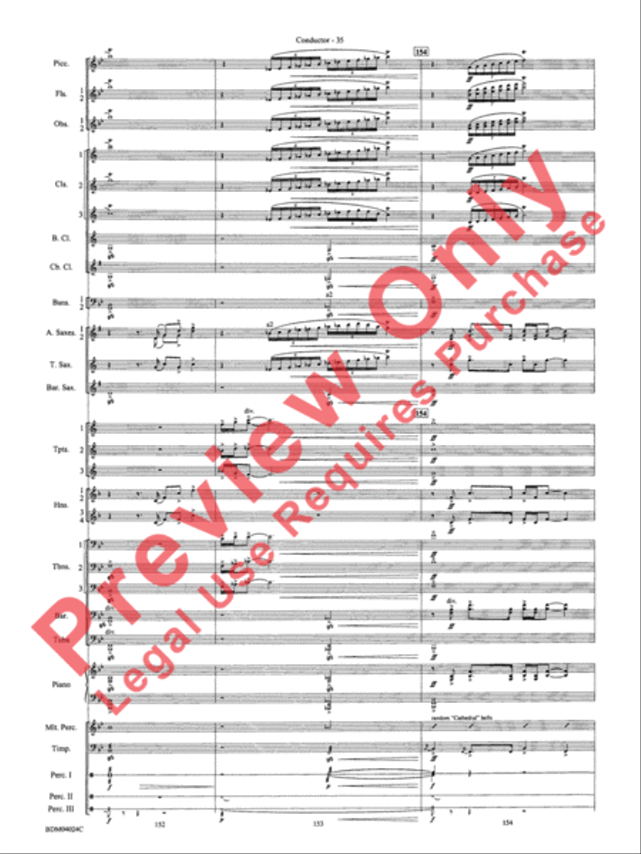 Ithaca (from The Odyssey (Symphony No. 2)) Concert Band scores gallery preview page 39