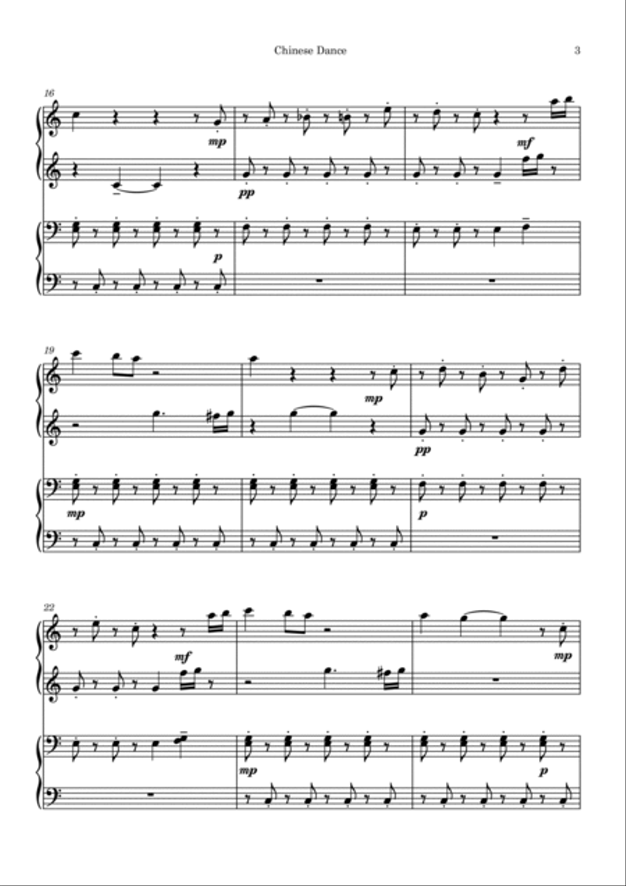 Chinese Dance Piano Method scores gallery preview page 3