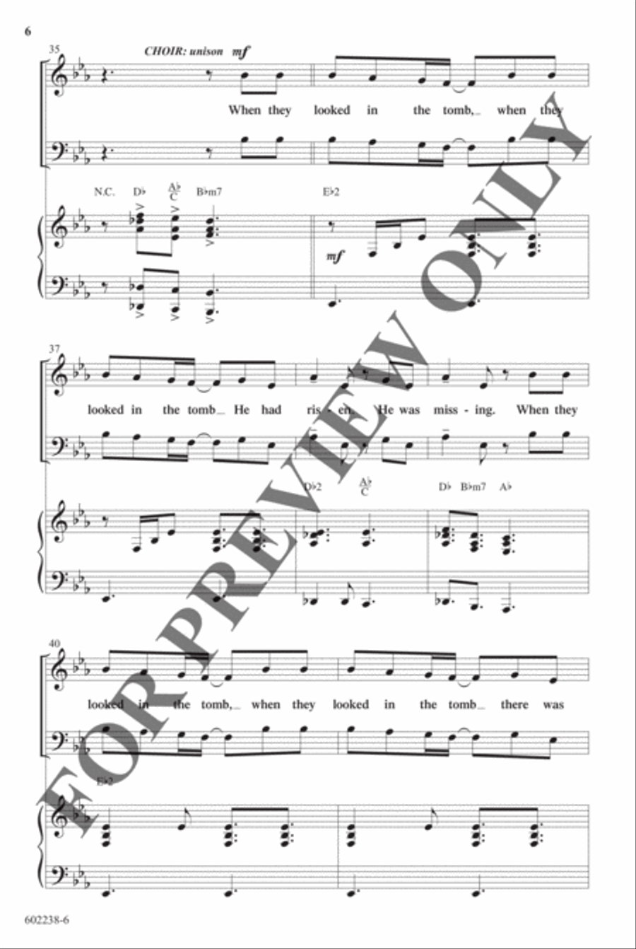 He Who Was Dead - Anthem He Who Was Dead - Anthem Choir scores gallery preview page 6