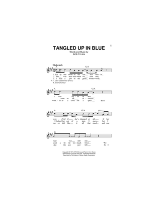Book cover for Tangled Up In Blue